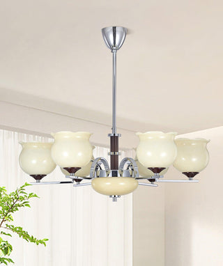 Keston Contemporary Glass Chandelier