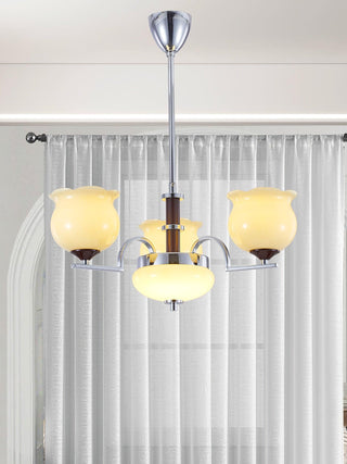 Keston Contemporary Glass Chandelier