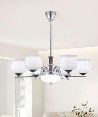 Keston Contemporary Glass Chandelier