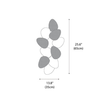 Ovala Modern Stainless Steel Wall Lamp