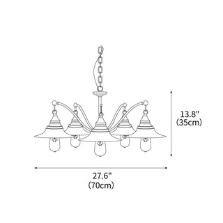 Kilraghts Vintage Iron Chandelier