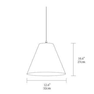 Vesper Bold Iron Pendant Light