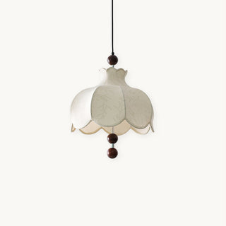 Kleura Vintage Floral Fabric Pendant Light
