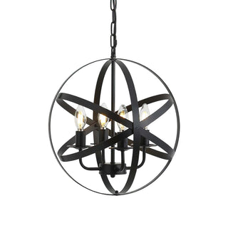 Krishiva Art Deco Iron Pendant Light