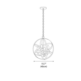 Krishiva Art Deco Iron Pendant Light