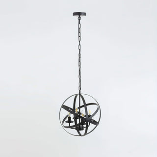 Krishiva Art Deco Iron Pendant Light
