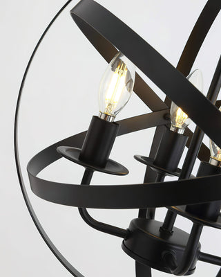 Krishiva Art Deco Iron Pendant Light
