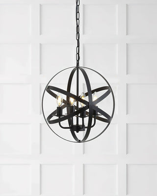 Krishiva Art Deco Iron Pendant Light