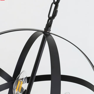 Krishiva Art Deco Iron Pendant Light