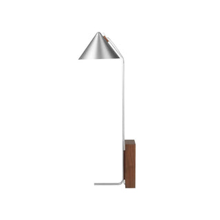 Axel Minimalist Metal & Wood Floor Lamp