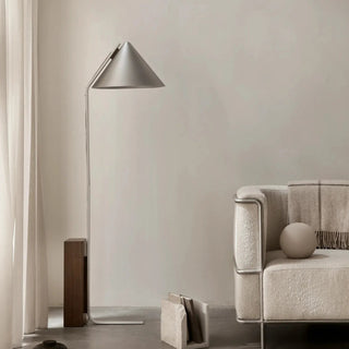 Axel Minimalist Metal & Wood Floor Lamp