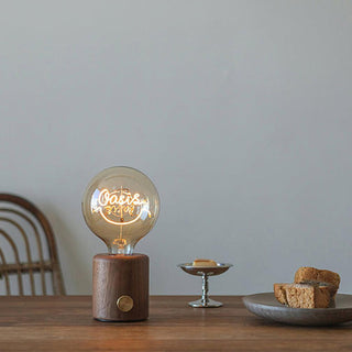 Oasis Minimalist Wood Table Lamp