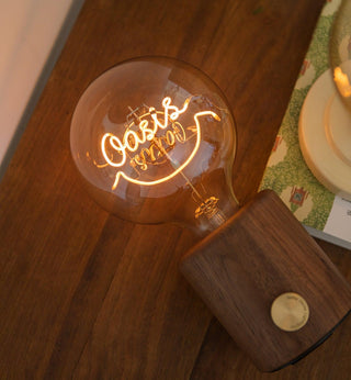 Oasis Minimalist Wood Table Lamp