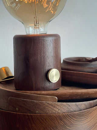 Oasis Minimalist Wood Table Lamp