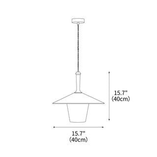 Kyoto Oriental Cotton Thread Lantern Pendant Light