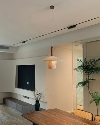 Kyoto Oriental Cotton Thread Lantern Pendant Light