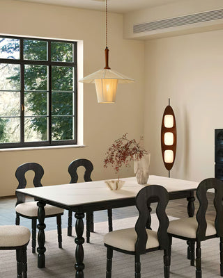 Kyoto Oriental Cotton Thread Lantern Pendant Light