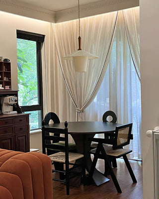 Kyoto Oriental Cotton Thread Lantern Pendant Light