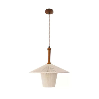 Kyoto Oriental Cotton Thread Lantern Pendant Light