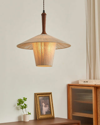 Kyoto Oriental Cotton Thread Lantern Pendant Light