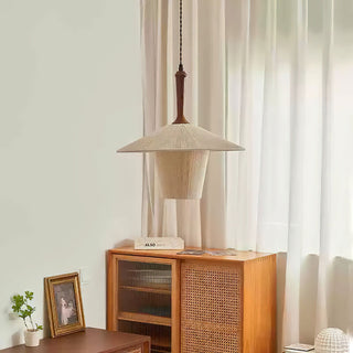 Kyoto Oriental Cotton Thread Lantern Pendant Light