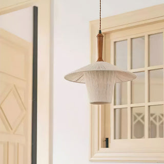 Kyoto Oriental Cotton Thread Lantern Pendant Light