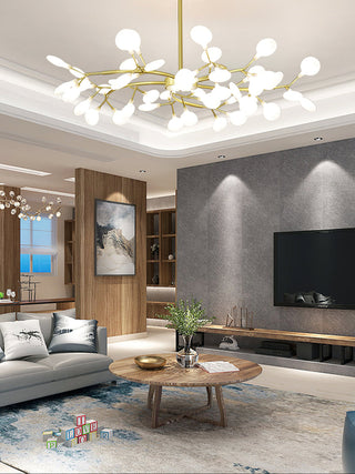 LED Firefly Sputnik Contemporary Iron Chandelier