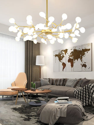 LED Firefly Sputnik Contemporary Iron Chandelier