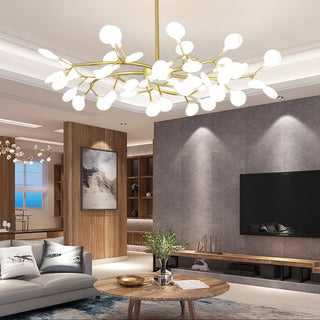 LED Firefly Sputnik Contemporary Iron Chandelier