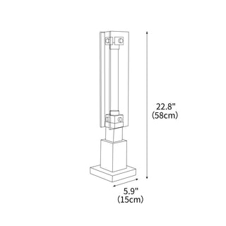 Vesta Minimalistic Acrylic Table Lamp