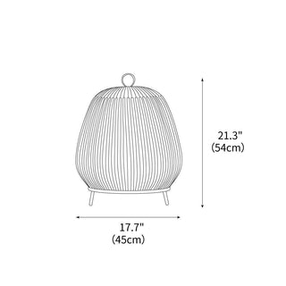 Lantern Knit Wabi-Sabi Fabric Table Light