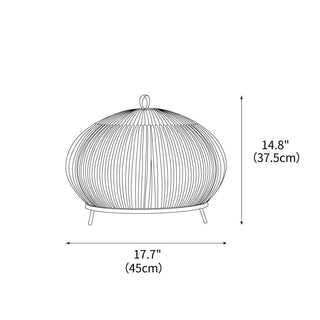 Lantern Knit Wabi-Sabi Fabric Table Light