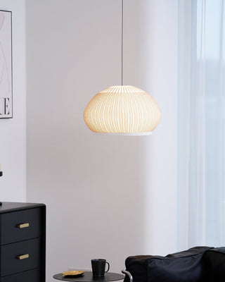 Lantern Carbon Steel Fabric Globe Pendant Light