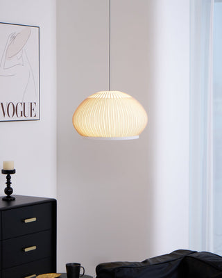 Lantern Carbon Steel Fabric Globe Pendant Light