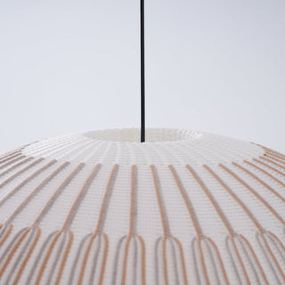 Lantern Carbon Steel Fabric Globe Pendant Light