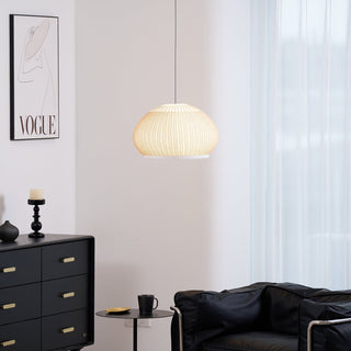 Lantern Carbon Steel Fabric Globe Pendant Light