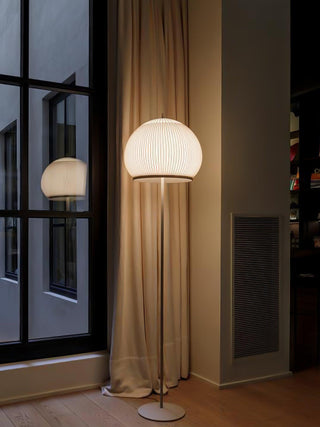 Lantern Knit Oriental Fabric Floor Light