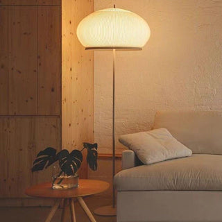 Lantern Knit Oriental Fabric Floor Light
