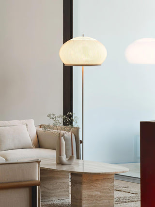Lantern Knit Oriental Fabric Floor Light
