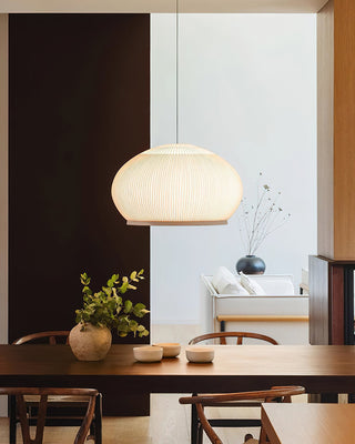 Lantern Carbon Steel Fabric Globe Pendant Light