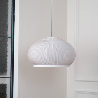 Lantern Carbon Steel Fabric Globe Pendant Light