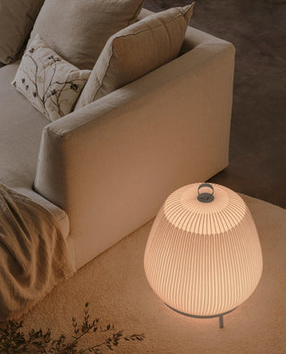 Lantern Knit Wabi-Sabi Fabric Table Light