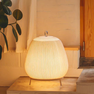 Lantern Knit Wabi-Sabi Fabric Table Light