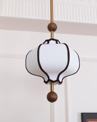 Lantern Oriental Cloth Pendant Light