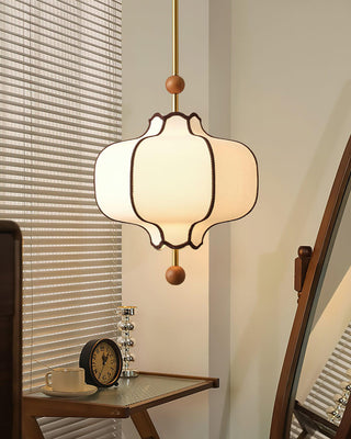 Lantern Oriental Cloth Pendant Light