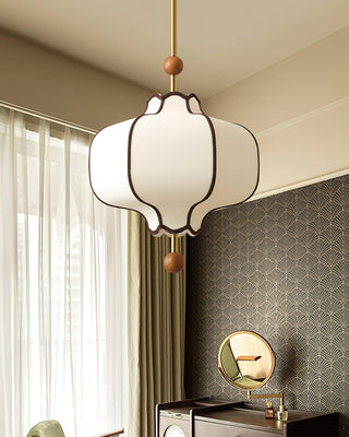 Lantern Oriental Cloth Pendant Light
