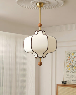 Lantern Oriental Cloth Pendant Light