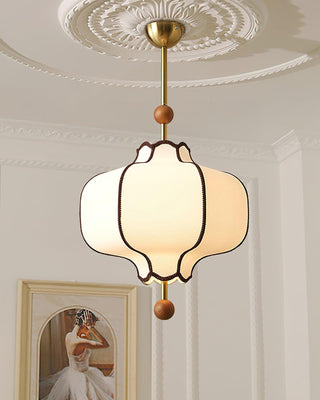 Lantern Oriental Cloth Pendant Light