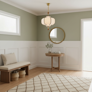 Lantern Oriental Cloth Pendant Light