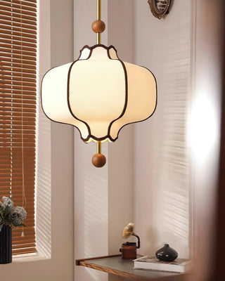 Lantern Oriental Cloth Pendant Light